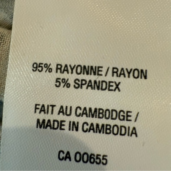 Reitmans Tank Top Black Yellow White Classy Women’s Size M - Picture 9 of 9